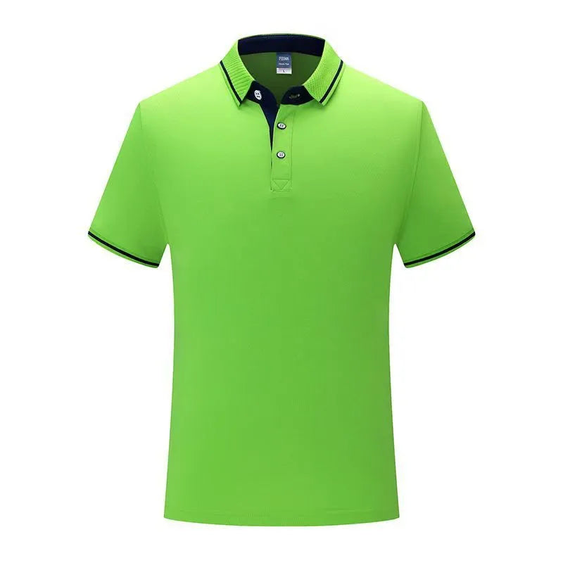 Men's pure cotton stand collar short sleeve business shirt in Chinese style, shown in a solid colour with flocking detail.
