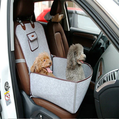 Retro dual-purpose pet car mat front seat cushion in waterproof nylon