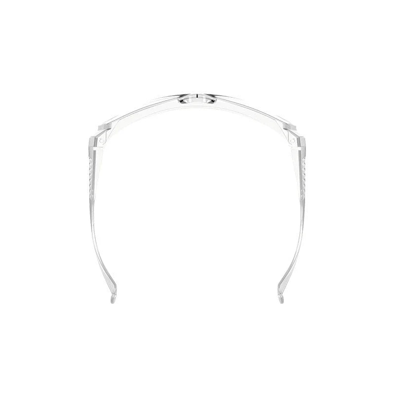 Durable polycarbonate blinds goggles with clear lenses for eye protection