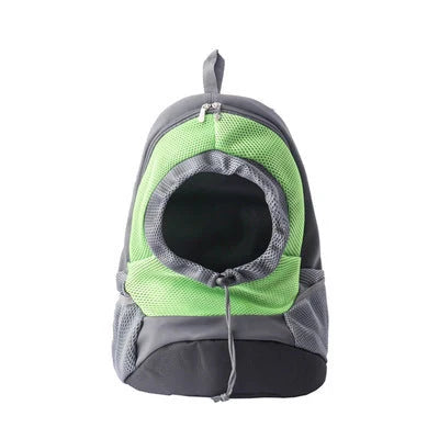 Multi-colour backpack pet bag with breathable mesh for small dogs and cats