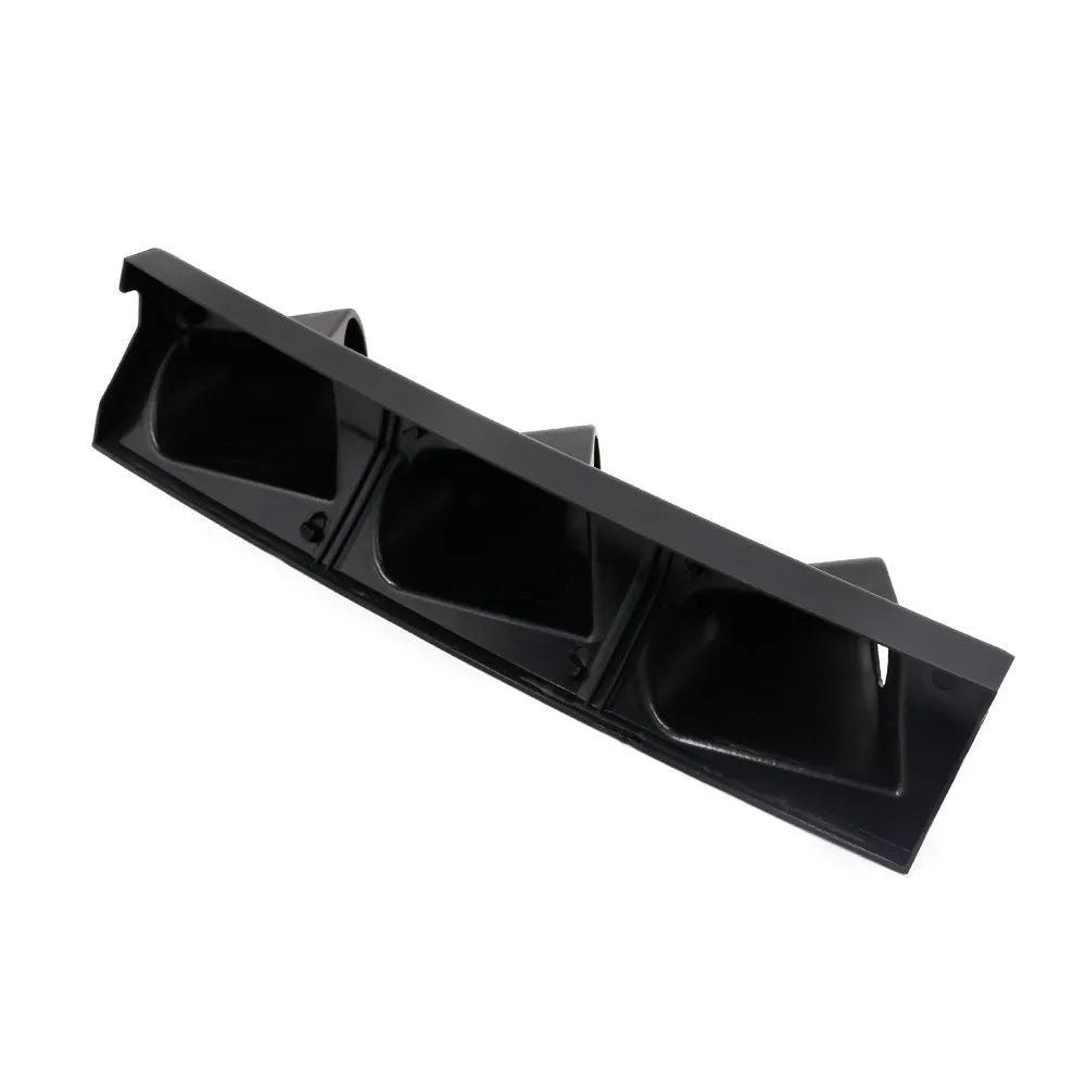 Black ABS plastic universal 52mm instrument stand with three-hole right-drive mounting.