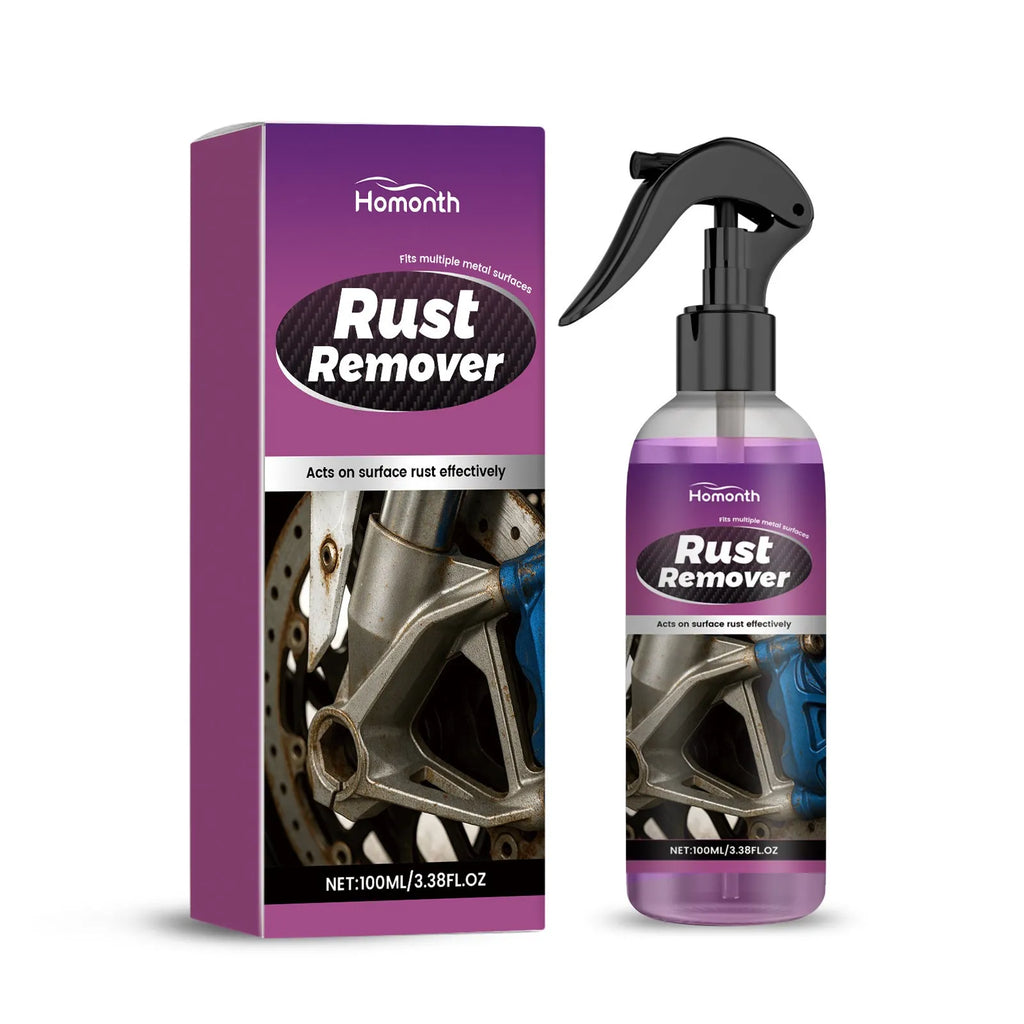 Rust remover 100ml bottle with multi-acid formula for metal surface rust removal