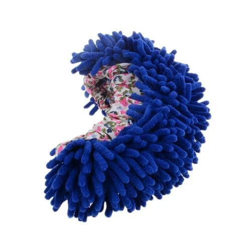 Chenille mop slippers in various colours for easy home cleaning