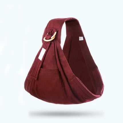 Adjustable baby wrap carrier sling in various colors for comfortable infant nursing