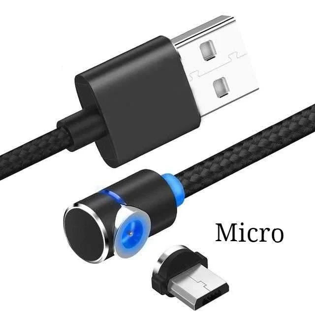 360 Degree Magnetic Charging Cable with LED indicator for fast charging and data transfer