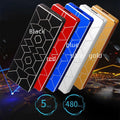 Ultra-thin metal mobile SSD portable hard drive 100mm x 70mm in silver