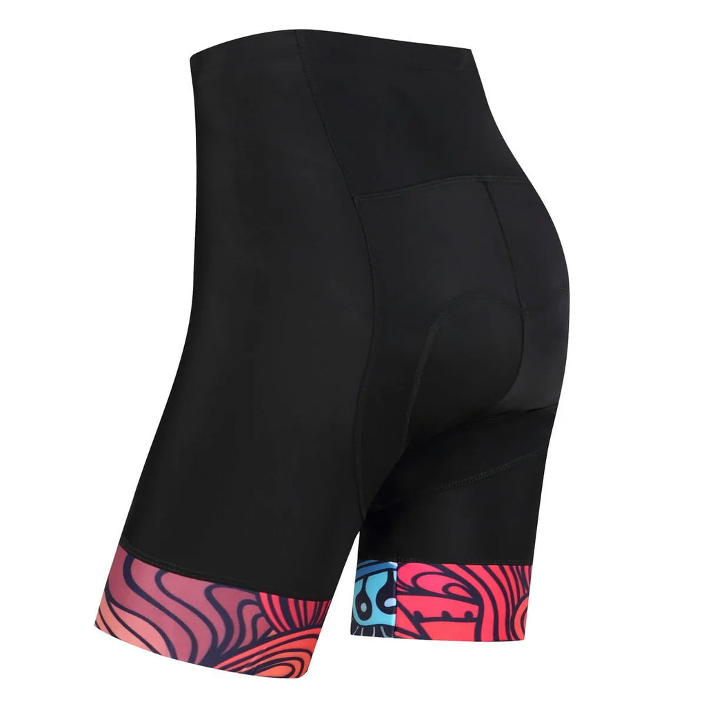 Purple mountain bike set made from pineapple fabric with moisture wicking and breathable properties