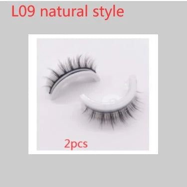 Captivating 3D layered mink-like false eyelashes for bold, voluminous eye makeup looks