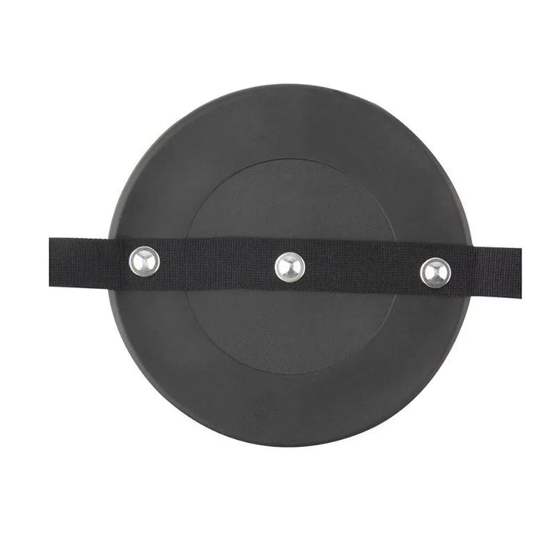 Black universal baby safety seat rearview mirror with 17cm glass and locking ribbon
