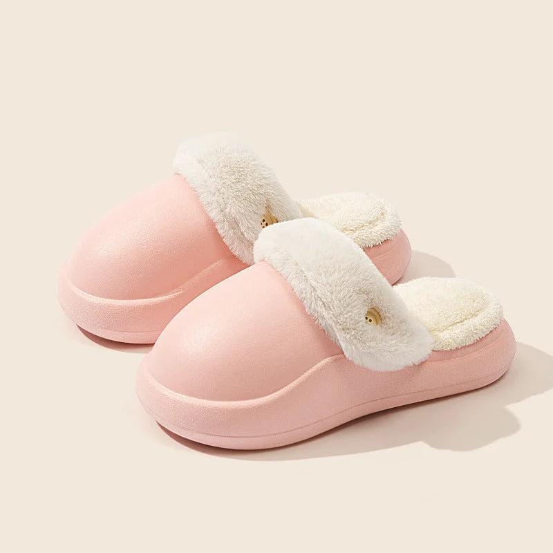 Winter warm non-slip slippers in various colours for men and women
