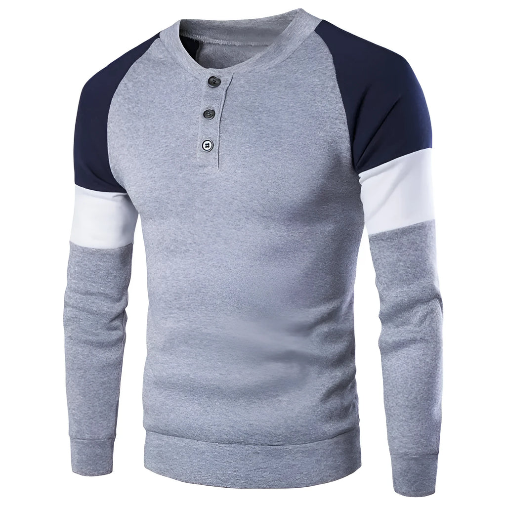 Men's cotton T-shirt with loose fit, short sleeves, and crew neck in gray colour