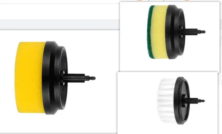 USB rechargeable electric cleaning brush for kitchen and bathroom with multiple brush heads