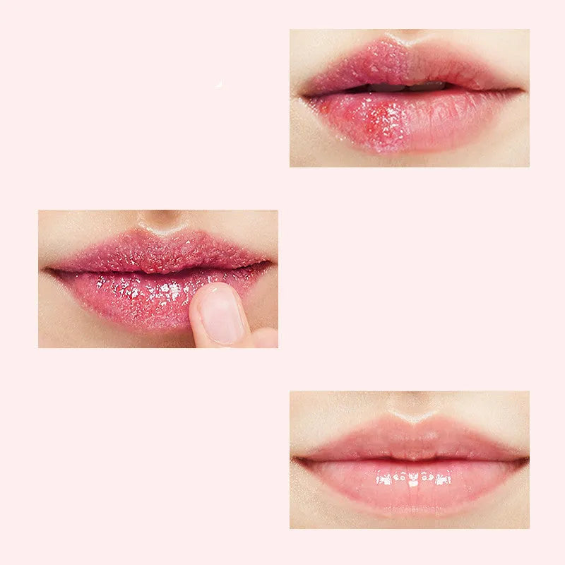 Honey Milk Soft Lip Scrub 8g in pink peach colour with tube packaging