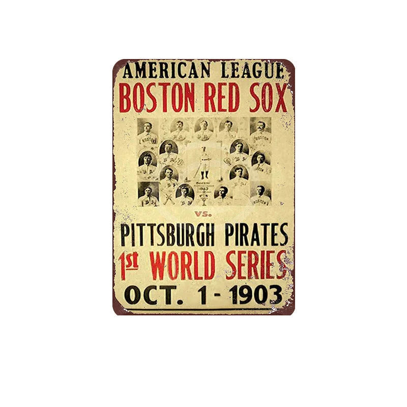 Retro American License Plate Iron Wall Art in metal, 30cm by 20cm