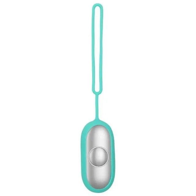 Handheld micro-current sleep aid device with round button and USB charging port