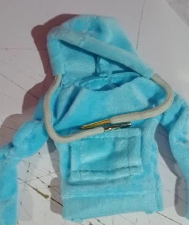 Universal gear knob cover hoodie in pure cotton for car interior personalisation