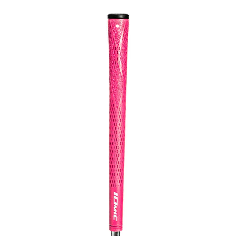 TPE and TPR golf club grip shown in multiple colour options including pink, red, blue, and two-tone designs.