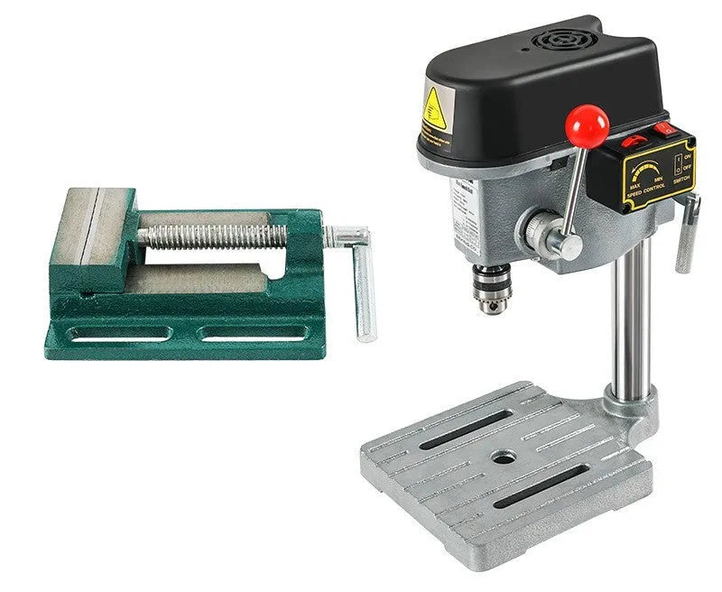 Mini bench drilling and milling machine with 240W motor for 220V power.
