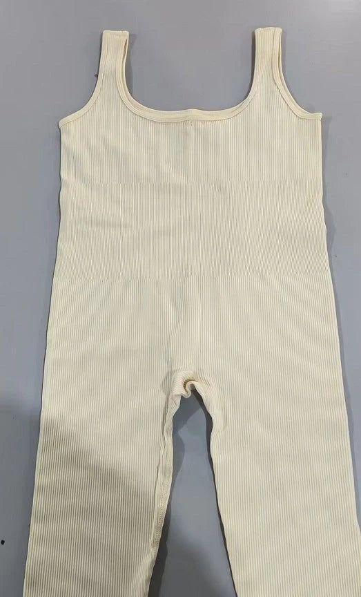 Women's spandex suspender tank top tights with button details in various colours