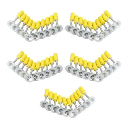 Manual steel nail gun with non-slip rubber grips for precise and quiet fastening