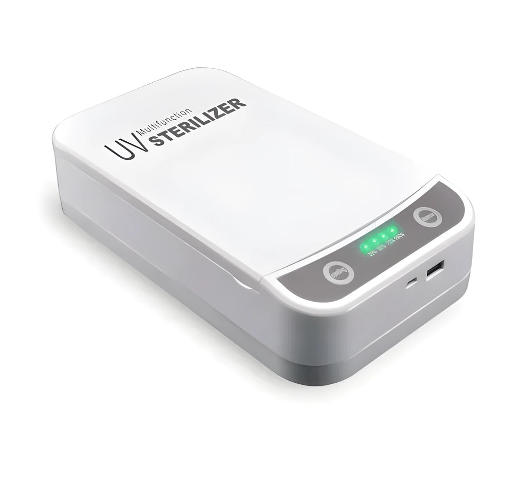UV disinfection box for phones with 4W UVC lamps, dimensions 218x123x53mm