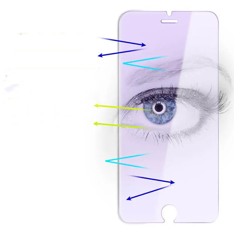 Wholesale pack of violet light full-screen tempered glass protectors for Vivo smartphones