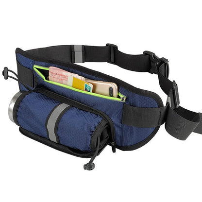 Multifunctional running waist bag sports belt in various colours, adjustable and waterproof