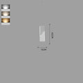Creative Nordic wall lamp with iron shade and stepless dimming in a living room background setting