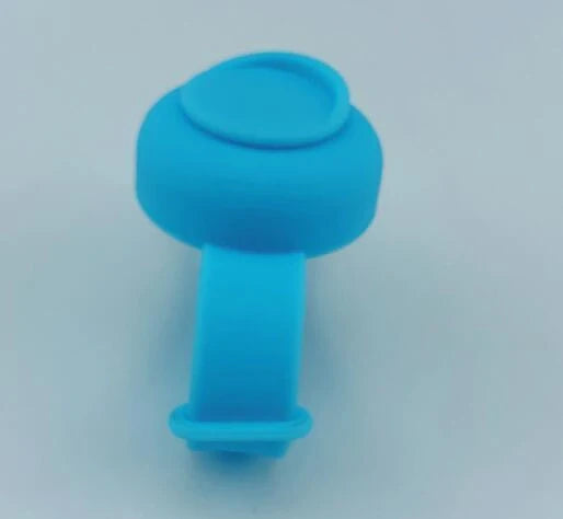 Portable Silicone Disinfectant Bracelet available in yellow, red, green, blue, black, and pink