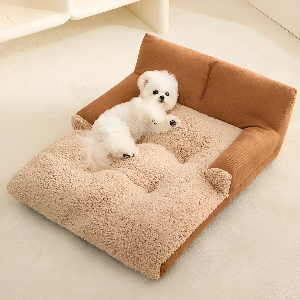 Four-season universal pet bed for dogs and cats in three different sizes
