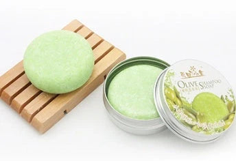 Natural Plant Shampoo Bar with essential oils for nourishing hair care