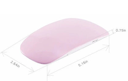 USB Nail Light LED Portable 6W in pink and white with adjustable angle for quick drying