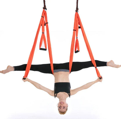 Anti Gravity Yoga Hammock in various colours for aerial fitness and relaxation
