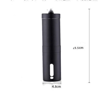 Stainless steel hand coffee grinder with ceramic core for consistent coffee grinding