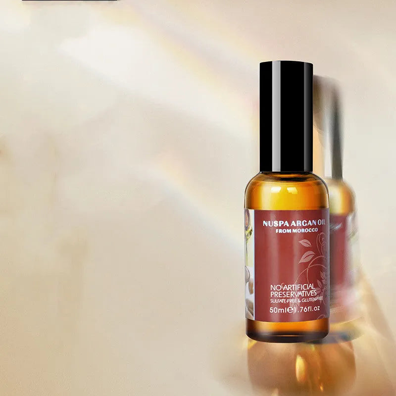Moroccan nut oil hair care essential oil 30ml bottle for wash-free conditioning of permed and dyed hair