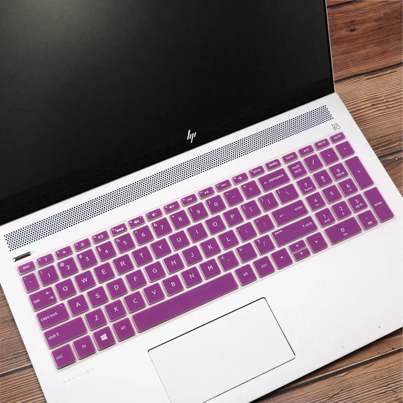 15.6-inch silicone keyboard film for HP Light and Shadow Wizard 4th Generation laptop in various colours