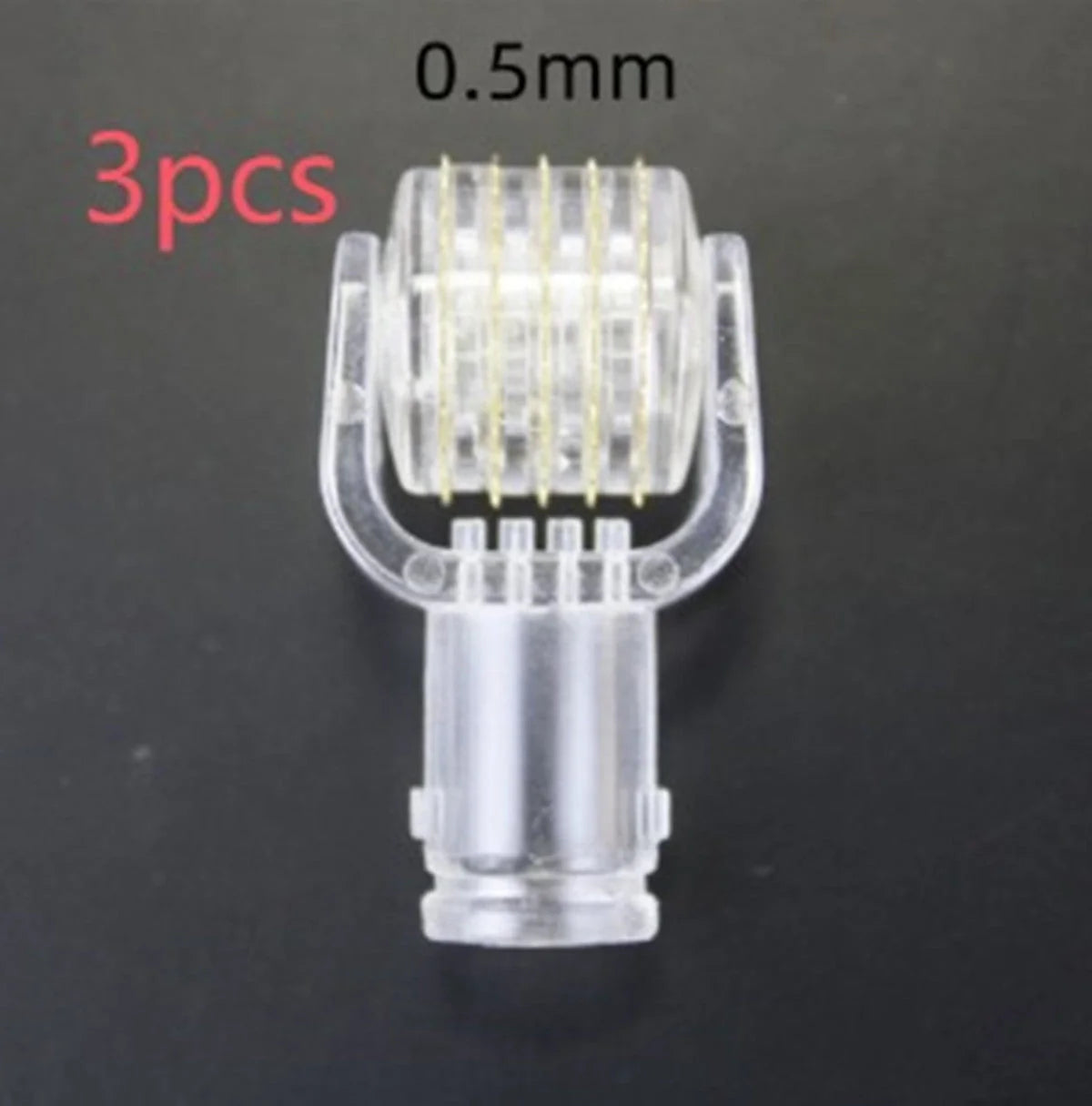 3-in-1 Lip and Beard Care Roller with microneedle technology for enhanced serum application