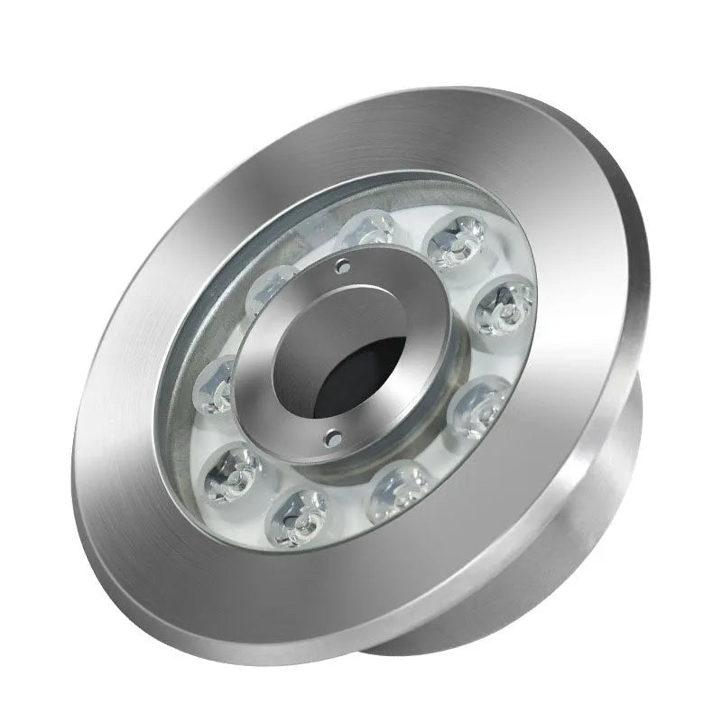 Aluminium alloy underwater garden lamp with RGB, warm white, and pure white lighting options
