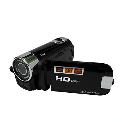 16 million pixel HD digital camera with 2.7-inch LCD screen showing image preview
