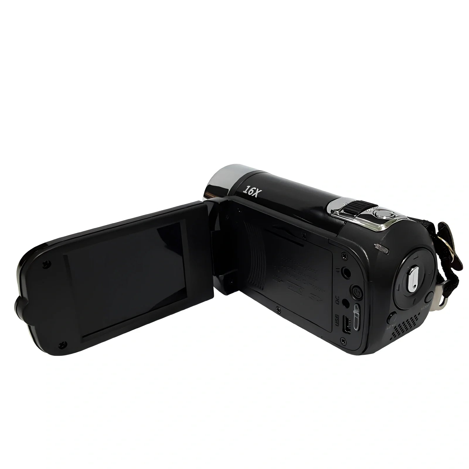 16 million pixel HD digital camera with 2.7-inch LCD screen showing image preview