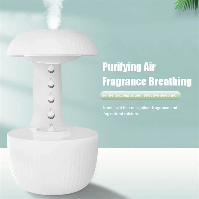 Anti-Gravity Air Humidifier with Levitating Water Drops - Innovative Design, Ultrasonic Mist, Compact and Portable