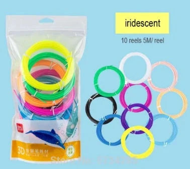 3D Printing Pen with LED display for temperature adjustment, compatible with ABS and PLA filaments