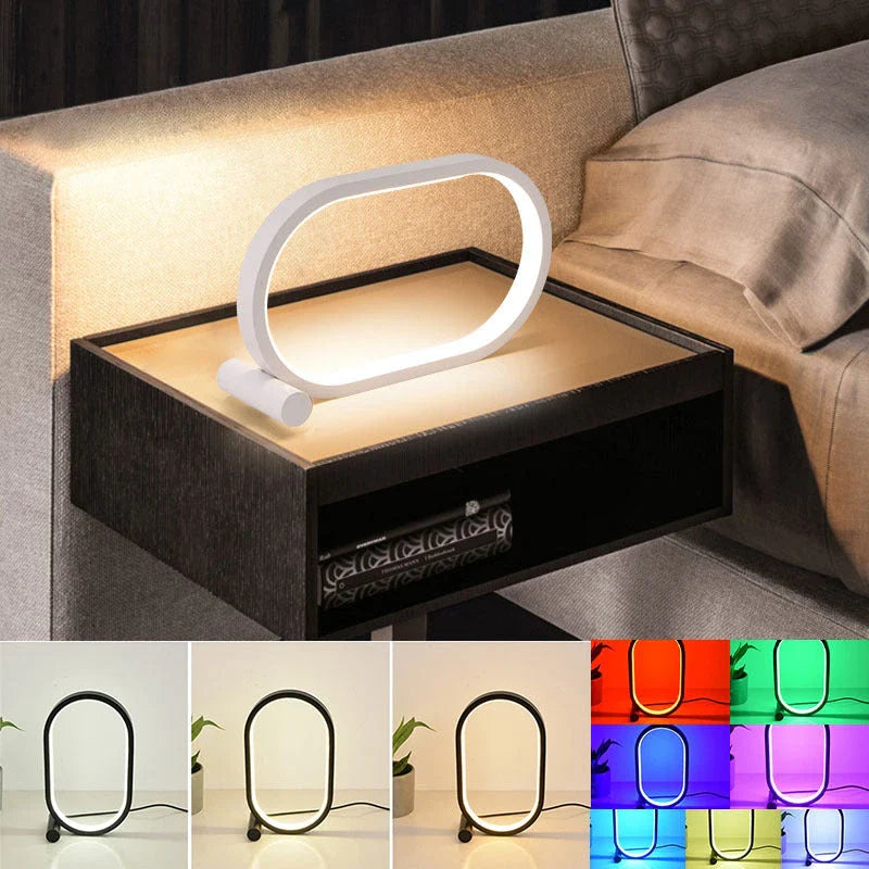 Modern dimmable USB lamp with elegant acrylic design, featuring touch-sensitive controls and adjustable brightness for customized lighting