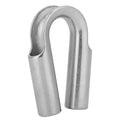 Stainless steel tubular chicken heart sleeve ring set in various sizes from M4 to M35.