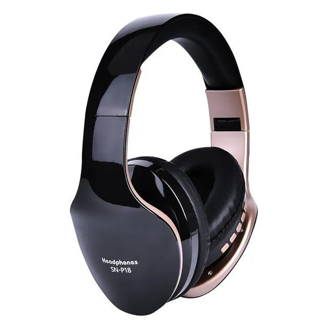 HobbyLane Bluetooth wireless headset in black, red, or white colour with over-ear design