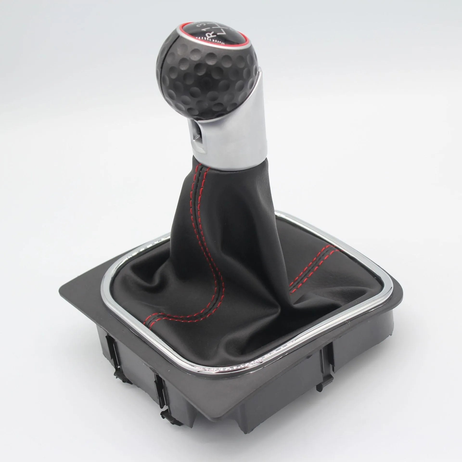 High-quality leather gear lever handball and dust boot replacement set for Volkswagen Golf manual models.