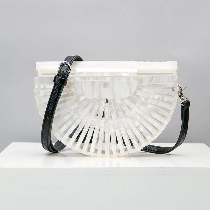 Shopfluxpro NZ Stylish Acrylic Crossbody Bag - Mini Handbag for Kiwi Girls