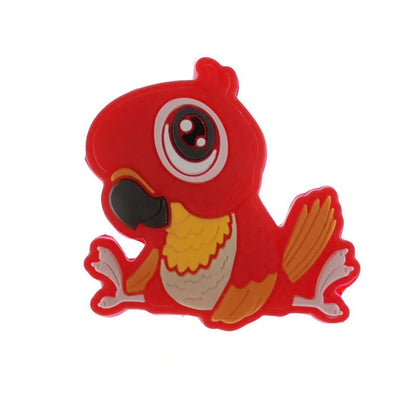 50pcs baby silicone dental gel beads for DIY pacifier chains and teething relief