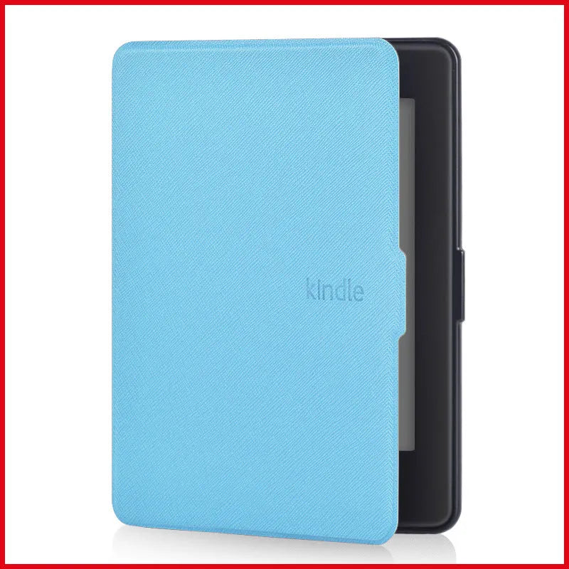 Kindle Paperwhite leather case in microfiber leather, 170x120x10mm, with 11 colour options