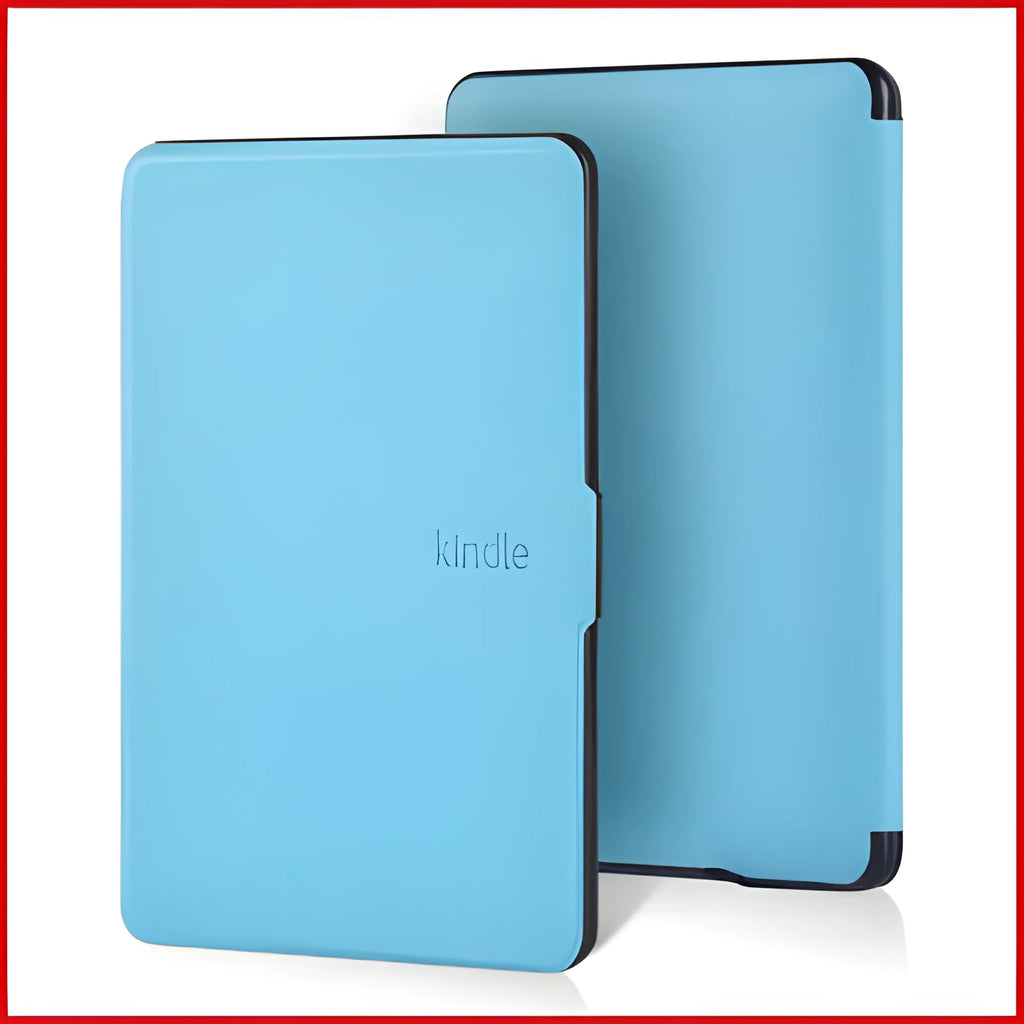 Kindle Paperwhite leather case in microfiber leather, 170x120x10mm, with 11 colour options